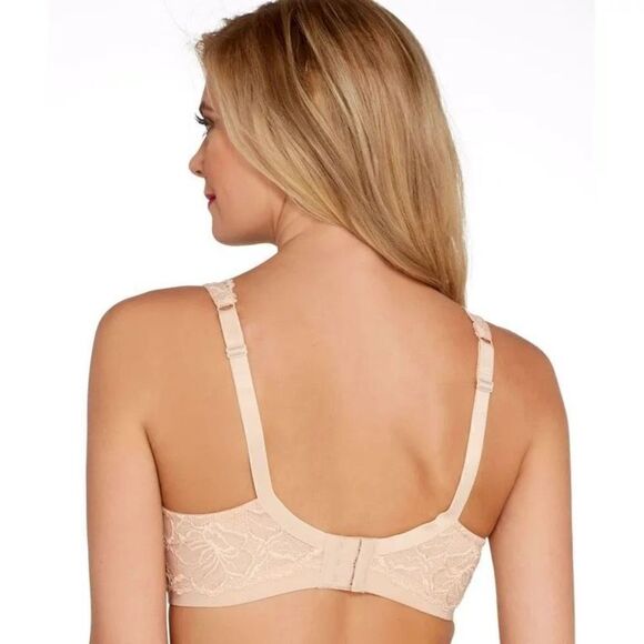Bali Lace NWT Desire Underwire Bra Adjustable Comfort-U Straps 34B - Picture 2 of 5